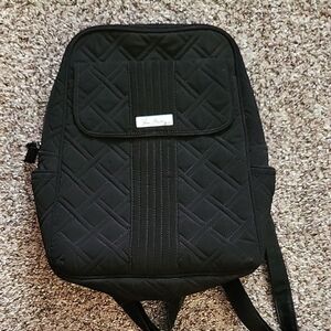 Vera Bradley Quilted Black Backpack